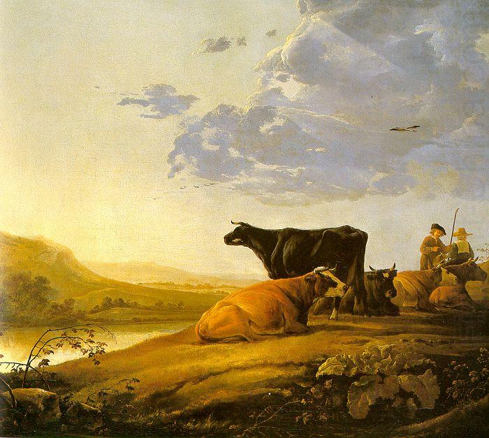 CUYP, Aelbert Young Herdsman with Cows fdg china oil painting image